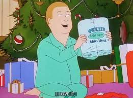 I recorded this on my from from the tv. My Husband Works Through The Holidays So It S Time For A King Of The Hill Holiday Episode Binge Happy Holidays I Hope You Get Triple Ply Kingofthehill