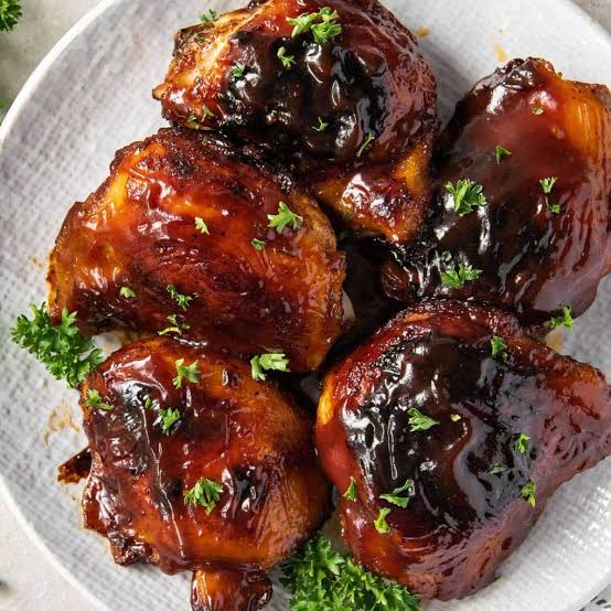 BBQ Baked Chicken Thighs