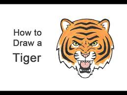 Transparent png (portable network graphics) file size: How To Draw A Tiger Head Cartoon Youtube