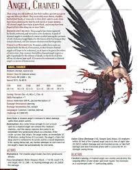 Chained Angel Dungeons And Dragons Homebrew D D Dungeons And Dragons Fantasy Monster