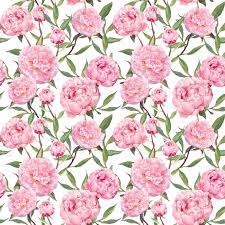 Maybe you would like to learn more about one of these? Peony Pink Flowers Floral Repeating Pattern Watercolor Background Stock Photo Picture And Royalty Free Image Image 65441394