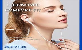 A MARC TOY STUDIO 3.5mm Wired in Ear Earphones Compatible with All Android  Phones : Amazon.in: Electronics