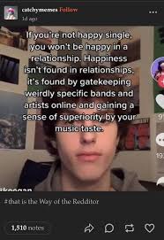 El Camino del Redditor : r/CuratedTumblr