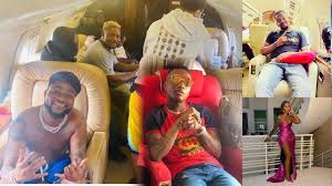 Wizkid private jet goes without saying that to earn himself a life with this luxurious kind of vehicle, segun demurem, his former boss, has helped him a lot. Davido Reacts To Wizkid Vibing To His Song In A Private Jet Tiwa Savage Begs For Love Zubby Mic Youtube
