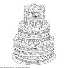 1 Zentangle Doodle Cake Coloring Pages Free Downloads Coloring Coloringbook Coloringpages Doodle Food Coloring Pages Coloring Pages Coloring Books