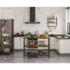 They provide additional storage space for appliances, knife blocks, cutting boards and household appliances. L Shaped Island Wayfair