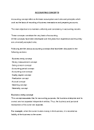 Writing this concept is the first step towards actioning your. Accounting Concept New Concept English