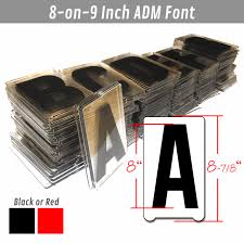 Sign Letters Gemini Adm 8 On 9 Inch Letter Set