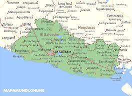 De acuerdo con los datos oficiales, con $1,070.9 millones, equivalentes al 19.6 % del total, san salvador fue el departamento que más remesas recibió; Mapa De El Salvador Politico Fisico Imprimir Colorear 2021