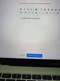 Solved Copy And Paste Or Type Your Submission Right Here B Chegg Com