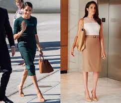 Rachel's black tweed top on suits. How Meghan Markle Drew Inspiration From Rachel Zane S Outfits In Suits Vogue Paris