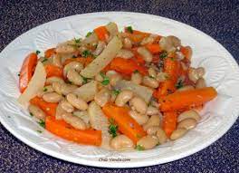 Mitonnee De Navets Et De Carottes Aux Haricots Blancs Pour 1 Pers Chez Vanda Navet Recette Haricots Blancs Navet