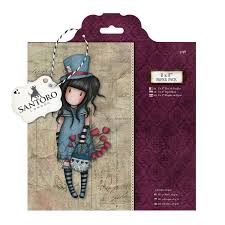For my 7 kids college fund card today, i used this adorable stamp from docrafts called simply gorjuss heartfelt. Gorjuss Paper Packs Stamps