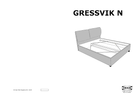 Qui sotto puoi visualizzare e scaricare gratuitamente il manuale in formato pdf. Manuale Ikea Gressvik 10 Pagine