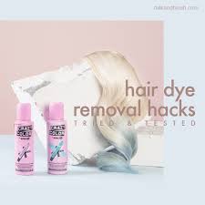 remove hair dye