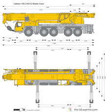 Liebherr Ltm 1160 5 2 Mobile Crane Vector Drawing