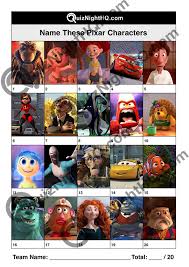 If you get even one answer wrong on this quiz it will send you right back to the beginning. Disney Characters 007 Pixar Characters Quiznighthq