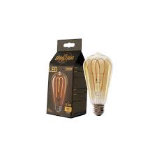Feit Electric 40 Watt Equivalent St19 Dimmable Amber Glass Vintage Edison Led Light Bulb With M Type Filament Soft White 1 Bulb St19 M Led Edison Light Bulbs Light Bulb Design Light Bulb