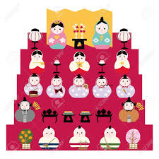 日本のひな祭りの 3 月 のイラスト素材・ベクタ - . Image 70082666.