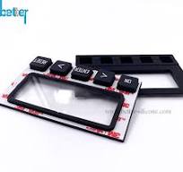 PMMA/Acrylic Panel Silicone Rubber Membrane Switch Keypad