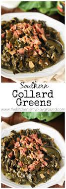 Southern Collard Greens Recipe Usher In The New Year In True Southern Style Or Enjoy Tender Greens Recipe Southern Recipes Soul Food Collard Greens Recipe