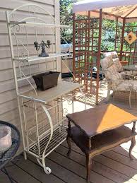Bakers Rack Painted In Coco Bakers Rack Hand Painted Furniture Home Decor