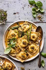 Lemon Butter Cheese Ravioli With Garlic Basil Breadcrumbs Recipe Half Baked Harvest Recipes Cheese Ravioli Harvest Recipes