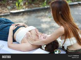 Asian massage big boobs