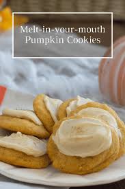 One really just isn't enough! Melt In Your Mouth Pumpkin Cookie Recipe Global Bakes