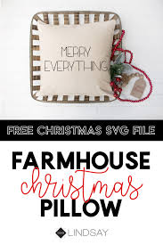 The farmhouse bundle has that warm and cozy down home feel while being a perfect combination of old and new. The Cutest Christmas Farmhouse Pillow Seelindsay