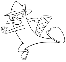 Download printable platypus coloring pages to print for free. Phineas And Ferb Coloring Pages Perry The Platypus Perry The Platypus Coloring Pages Coloring For Kids