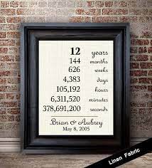 Need wedding anniversary gift ideas? 12th Wedding Anniversary Gifts For Couples Promotion Off 73