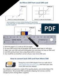 If you keep the parts to the triple sim and need a larger size. How To Make Micro Sim From Usual Sim Card Consumer Electronics Mobile Computers