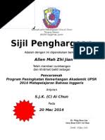 Download contoh sijil penghargaan boleh edit portal. Template Sijil Penghargaan