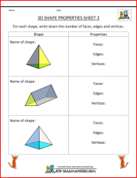3d Shapes Worksheets Geometry Worksheets Shapes Worksheets Free Printable Math Worksheets