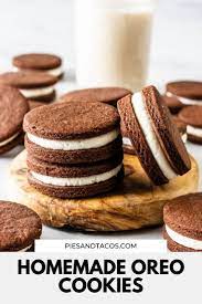 Homemade Oreo Cookies Recipe Homemade Oreo Cookies Oreo Cookie Recipes Best Cookie Recipes
