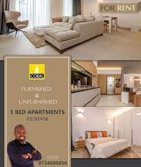 3 Bed Furnished Unfurnished Apartments To Let Kileleshwa Apartments For Rent Apartment Kilimani