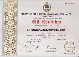 We are proud of the fact that we can provide our clients with the right. About Ssh Global Security Sdn Bhd