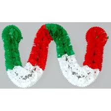 3.8 out of 5 stars. Small Red White And Green Plastic Garland Fiesta Party Supplies