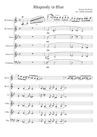 Rhapsody In Blue Gershwin Imslp