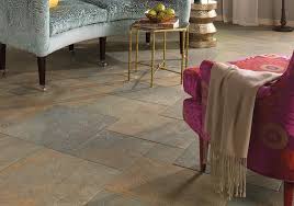 The versailles pattern uses different sized tiles to create a random look in the layout. Slate Look Tile In Versailles Pattern Carpetsplus Colortile Hutchinson