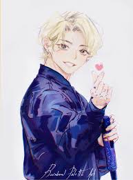 Listen to bts on spotify. Blonde Jk Jeon Jungkook Bts Fanart Stream Bts Butter Illustrations Art Street