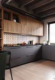 Maybe you would like to learn more about one of these? Warm Industrial Style House With Layout Ikea Kitchen Design Kitchen Layout Modern Kitchen
