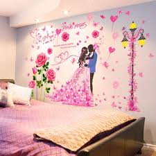 Diy butterflies fridge sticker flower art sticker wall sticker for refrigerator wall decals for kids room living room decor 2019 review. Romantic Wall Stickers For Bedroom 1001x1001 Wallpaper Teahub Io