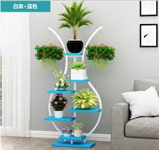 Floral Flower Shelf Balcony Shelf Living Room Simple Decorative Vase Flower Shelf Indoor Balcony Flower Pot Rack Aliexpress Inside Plants Decor Plant Decor House Plants Decor