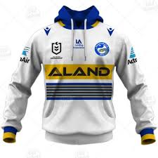 Fitted with hood with adjustable toggles and elastic cuffs. Personalise Nrl Parramatta Eels 2021 Alternate Jersey Oldschool