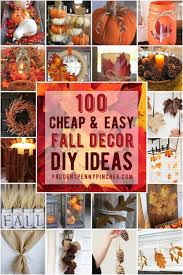 Easy ways to dress up your home for fall. 100 Cheap And Easy Fall Decor Diy Ideas Prudent Penny Pincher