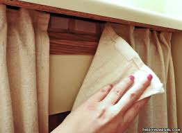 First, it hides the ugly sink legs, and second, it can serve for storage. Warm Feminine Apartment Bathroom Makeover The Diy Homegirl
