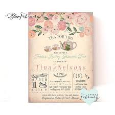 Twins Baby Shower Invitation Baby Shower Tea Party Invitation Etsy Tea Party Baby Shower Baby Shower Tea Twins Baby Shower Invitations