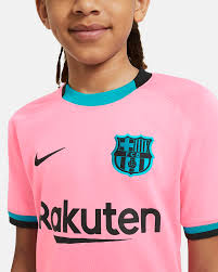 The 2020/21 barcelona home top is a celebration of one of the greatest barca sides of all time. Fc Barcelona 2020 21 Stadium Third Big Kids Soccer Jersey Nike Com
